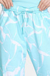 Zivame Floral Hush Knit Cotton Pyjama Set - Island Paradise — thumbnail 7